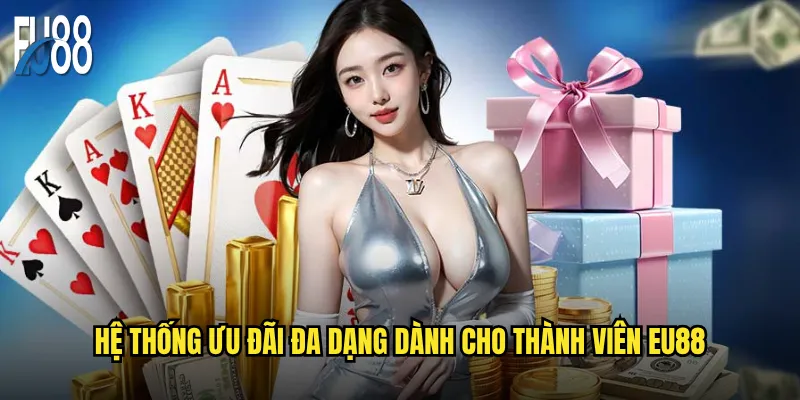 Hệ thống ưu đãi đa dạng dành cho thành viên Eu88